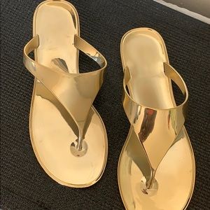 Metallic Sandals